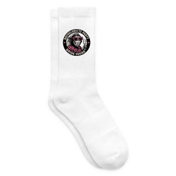 Bachelorette - Bachelorette Monkey Bridal Team Design - Tennis socks - white - Right