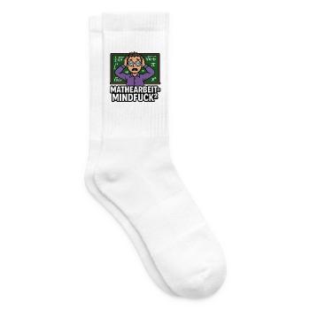 Professeur de mathématiques stressé - Chaussettes de tennis - blanc - Droite