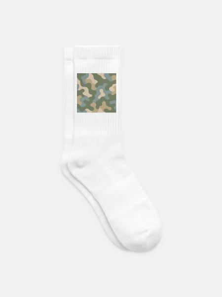 Modern camouflage hoodie - Tennis socks - white
