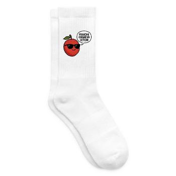 fresh as a lychee - Tennis socks - white - Right