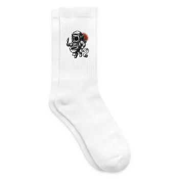 Astronaut in the toilet - Tennis socks - white - Right