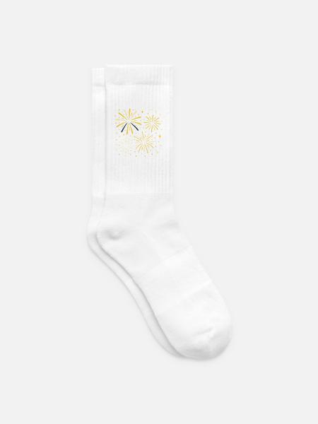 Fireworks - Tennis socks - white