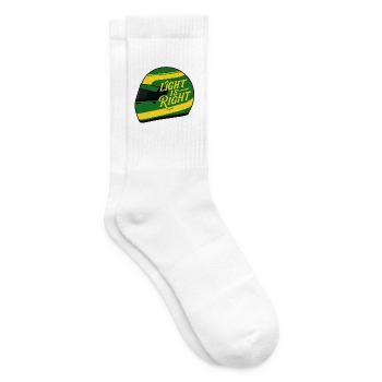 Das Licht hat Recht - Tennissocken - Weiß - Rechts