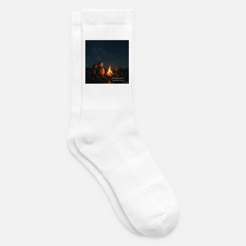 Mar&Mug Geschichte - Tennissocken - Weiß