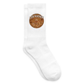 Lebkuchen Liebesrettung - Tennissocken - Weiß - Rechts