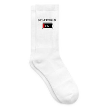 MA PATIENCE - Chaussettes de tennis - blanc - Droite