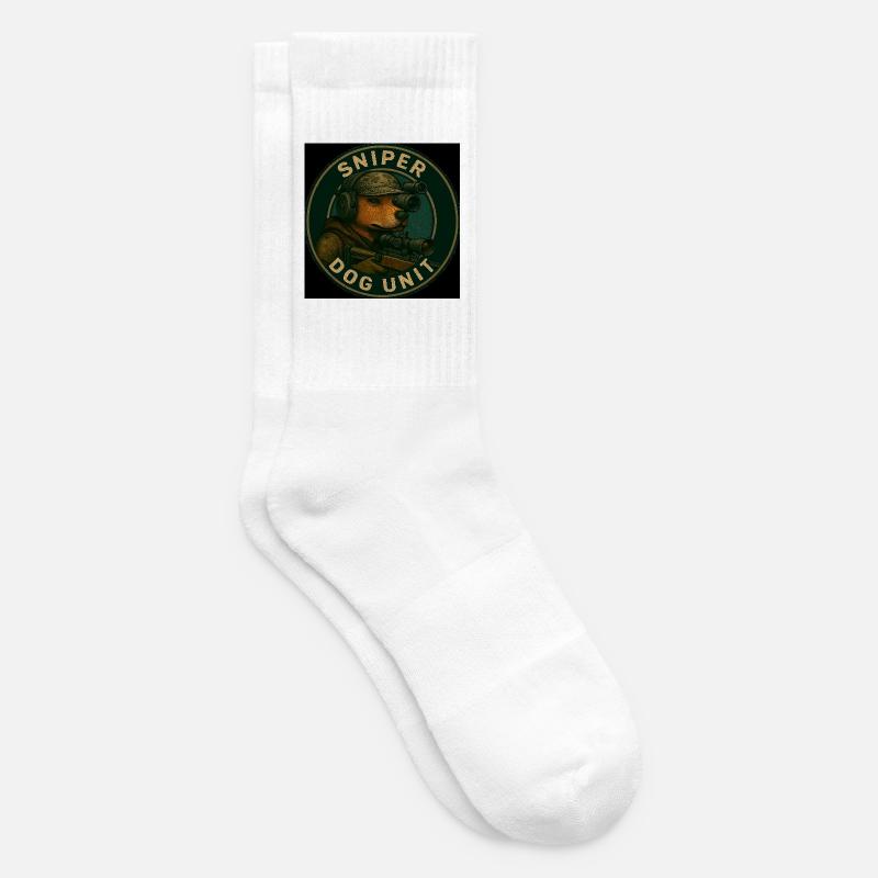 Sniper Dog Unit - Tennissocken - Weiß