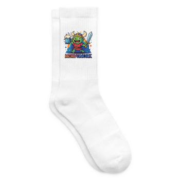 Goblin Viking Spaßheld - Tennissocken - Weiß - Rechts