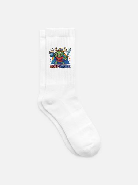 Goblin Viking Fun Hero - Tennis socks - white
