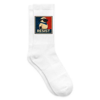 Affiche Resistance Lamb - Chaussettes de tennis - blanc - Droite