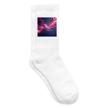 drapeaux_GB2 - Tennis socks - white - Right