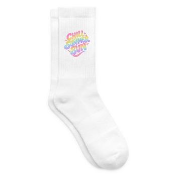 Summer Vibes - Tennissocken - Weiß - Rechts