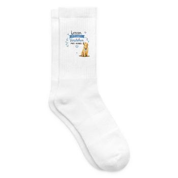 Lernen mit Herz, Verstehen mit Hund - Tennissocken - Weiß - Rechts