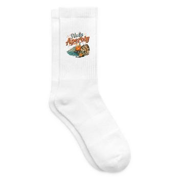 Coastal aperitif at sunset - Tennis socks - white - Right