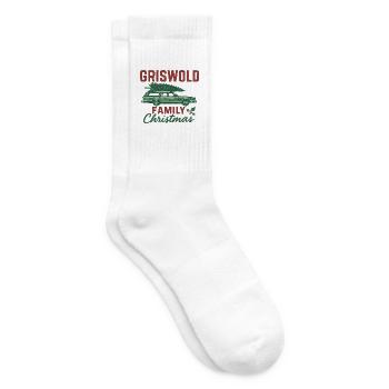 Griswold Familien-Weihnacht Auto - Tennissocken - Weiß - Rechts