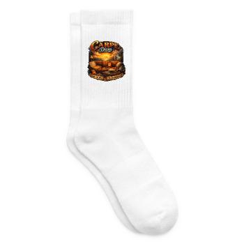 Carpe Diem Sunset Lounge - Tennissocken - Weiß - Rechts