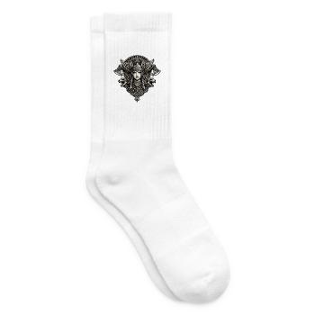Walküre-Wolfswappen - Tennissocken - Weiß - Rechts