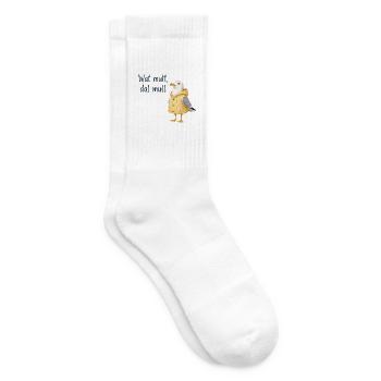 Wat mutt dat mutt Seemöwe Hoodie - Tennissocken - Weiß - Rechts