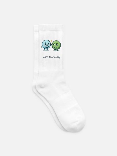 NaCl? That’s salty – Chemie mit Geschmack - Tennissocken - Weiß
