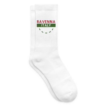 Ravenna Italien Wappen - Tennissocken - Weiß - Rechts