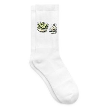 GurkenBowl findet die Zwiebel zu scharf - Tennissocken - Weiß - Rechts