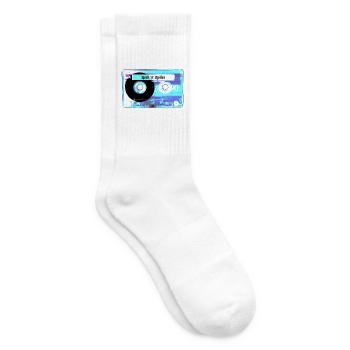 Cassette rétro - Chaussettes de tennis - blanc - Droite