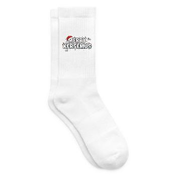 Frohe Kersemus Weihnachten Rotterdam - Tennissocken - Weiß - Rechts