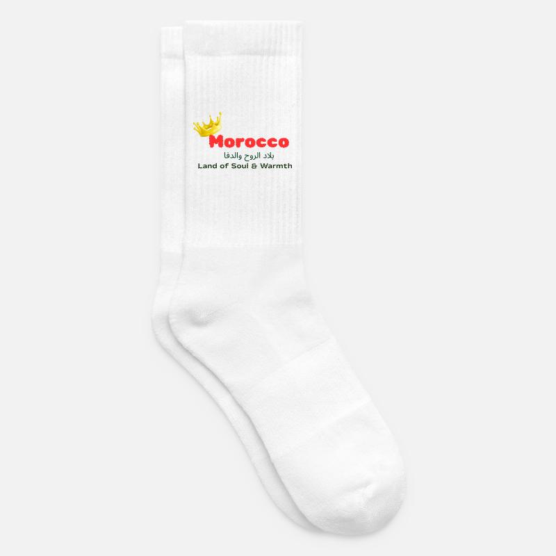 Marokko - Tennissocken - Weiß