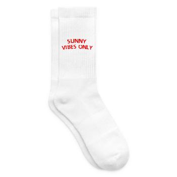 Sunny Vibes Only - Tennis socks - white - Right