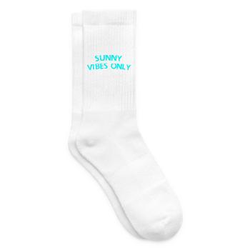 Sunny vibes only - Tennis socks - white - Right