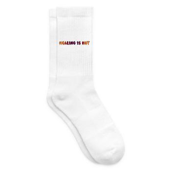 Healing is Hot Selbstliebe Mental Health Design - Tennissocken - Weiß - Rechts