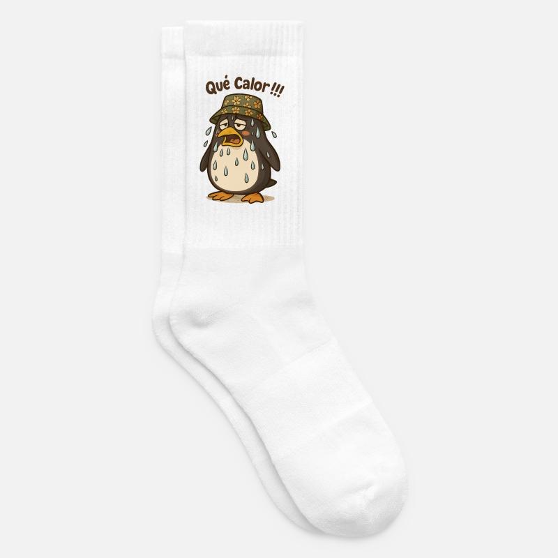 qué calor ! - Chaussettes de tennis - blanc