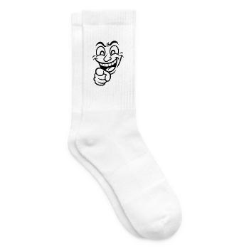 You. Yes, You! - Tennis socks - white - Right