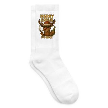 Rudolph – Der Ren(n)tier-Rebell - Tennissocken - Weiß - Rechts