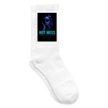 Hot Mess - Tennissocken - Weiß - Rechts
