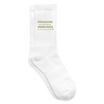 Pedagogy is my profession - Tennis socks - white - Right