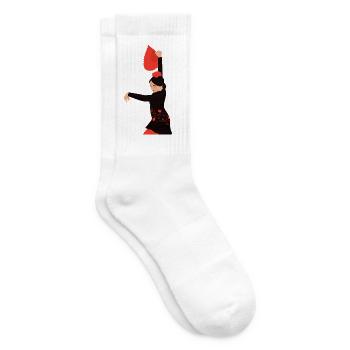 Flamand - Chaussettes de tennis - blanc - Droite