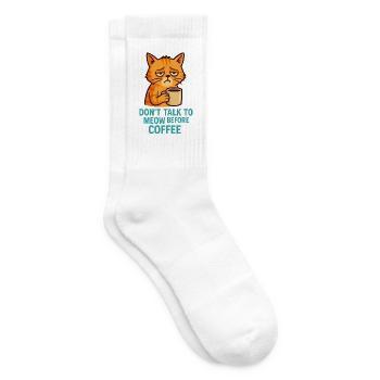 Dicton de café Grummelkat - Chaussettes de tennis - blanc - Droite