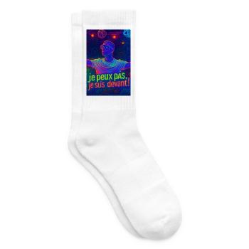 techno - Tennis socks - white - Right
