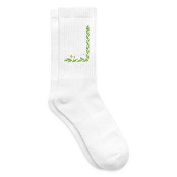 Frame Christmassy - Tennis socks - white - Right