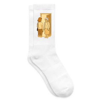 Mamie Karin - Chaussettes de tennis - blanc - Droite