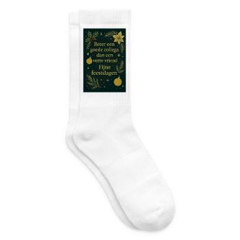 Lieber ein Kollege als ein entfernter Freund - Tennissocken - Weiß - Rechts
