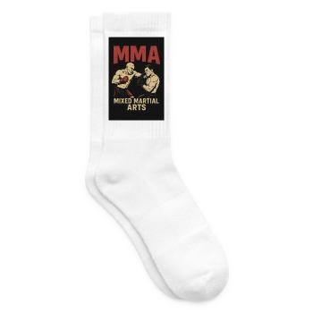 MMA Accessoires - Tennissocken - Weiß - Rechts