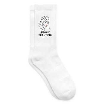 Simply_Beautiful - Tennissocken - Weiß - Rechts