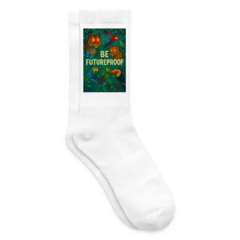Seien Sie zukunftssicher - Tennissocken - Weiß - Rechts