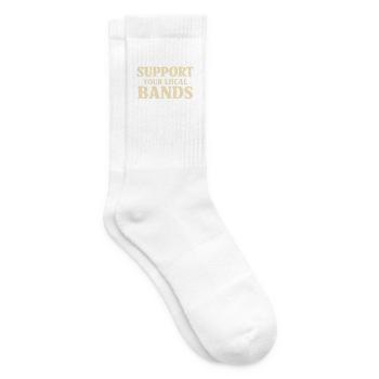 Support Local Bands - Tennis socks - white - Right