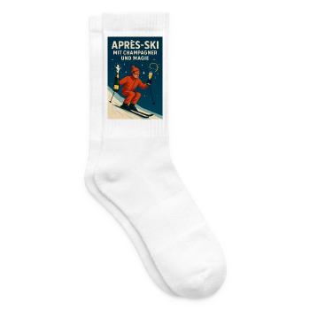 Après-ski magic - Tennis socks - white - Right