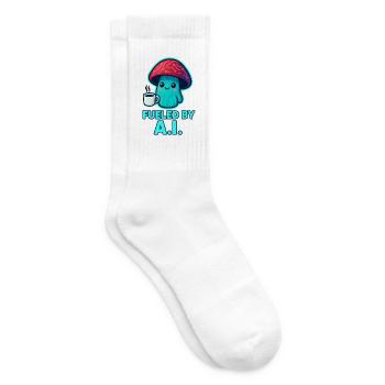 KOWAI Pilz Kaffee Boost - Tennissocken - Weiß - Rechts