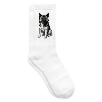Akita Holly américain - Chaussettes de tennis - blanc - Droite