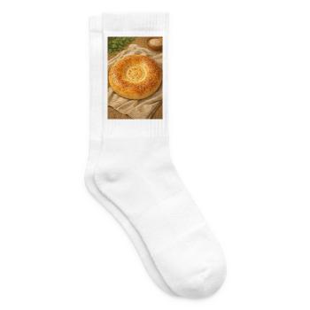 Pain Anneau de Sésame - Chaussettes de tennis - blanc - Droite